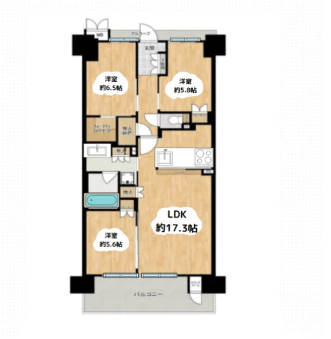 【物件紹介】中古マンション～ジオ川西多田パークサイト　３LDK～